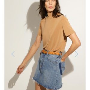 OAK+FORT MOCK NECK T-SHIRT 1370